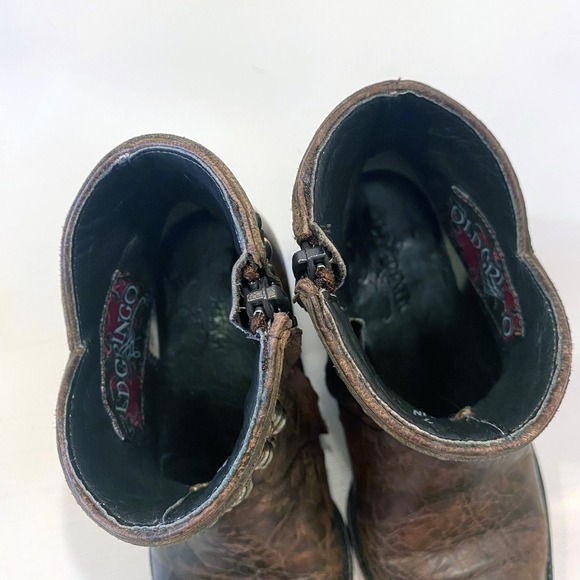 Old Gringo Women's Mini Belinda 7"‎ Ankle Boots Size 7 B Brown Bootie Cowboy - Picture 15 of 16